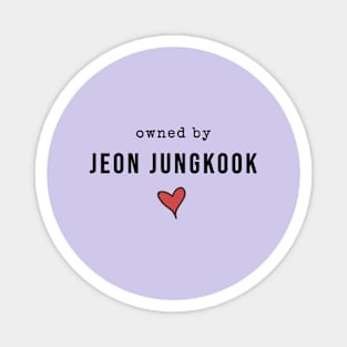 BTS jungkook  owned by Jeon Jungkook Kpop merch Magnet